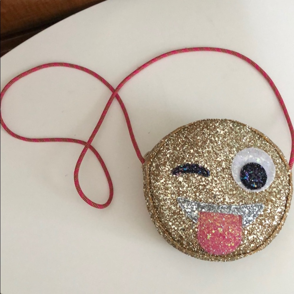 Emoji Sparkle Crossbody Bag